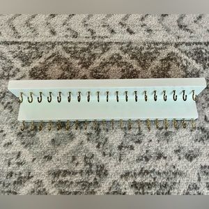 Wooden Wall Mounted Necklace Holder
